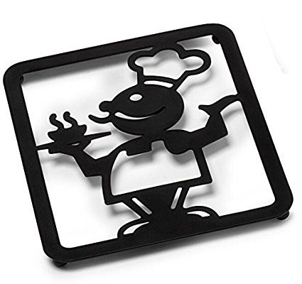 Silhouettez Pantry Chef Trivet in Black Review