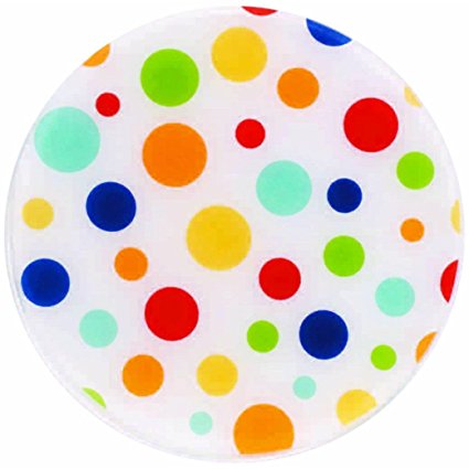 Andreas Silicone Trivet, White Dots, 10 Inch