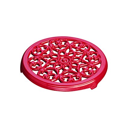 Staub Lily Trivet, Cherry