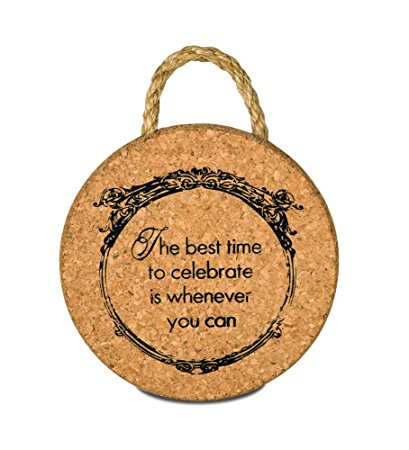 Wine All The Time 22034 Celebrate Cork Trivet, 6-Inch