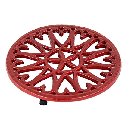 Minuteman International 7-Inch Sunburst, Cast Iron Trivet