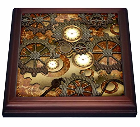 3D Rose 1 trv_239732_1 Trivet with Ceramic Tiles, 8