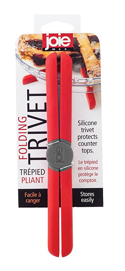 Joie Non-Slip Folding Trivet, Heat-Resistant Silicone, 7.5-Inches