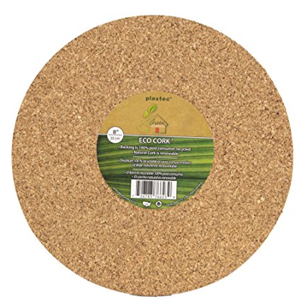 Plastec ECR08 Eco Cork Mat, 8-Inch