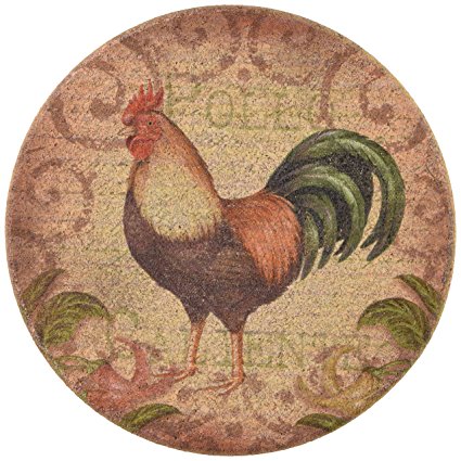 Thirstystone Caliente Rooster Cork Trivet