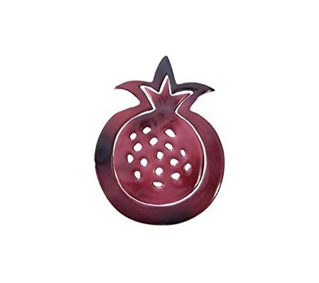 Yair Emanuel Anodized Aluminum Trivet – Round Oriental Pomegranates – Red (MHDC-1) Review