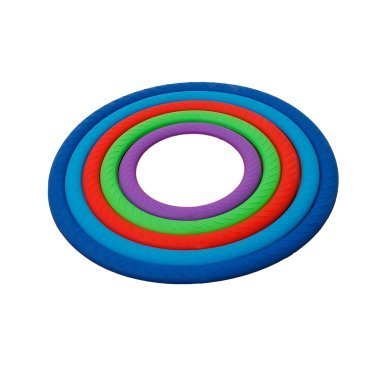 Proctor Silex 5 Piece Silicone Trivet Rings Assorted Colors 09384