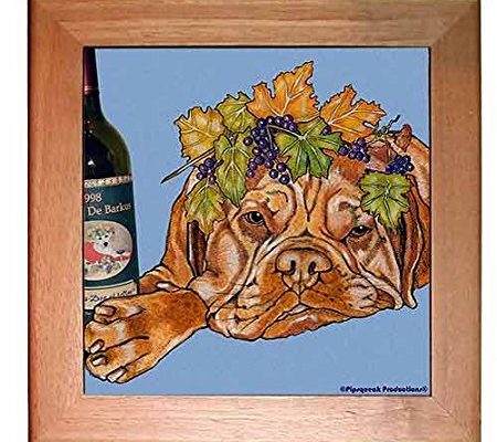 Dogue De Bordeaux Trivet Hot Plate Wall Decor 8 x 8 Inch Review