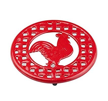 Home Basics Cast Iron Rooster Trivet (Red) Review