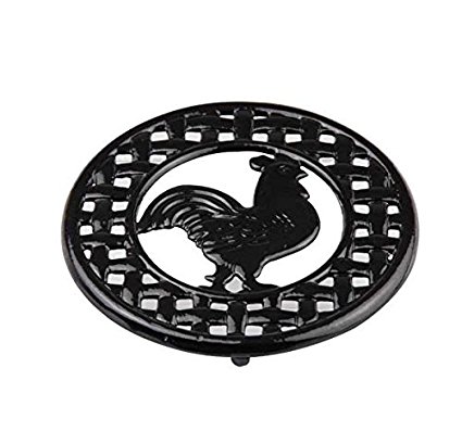 Home Basics Cast Iron Rooster Trivet (Black) Review