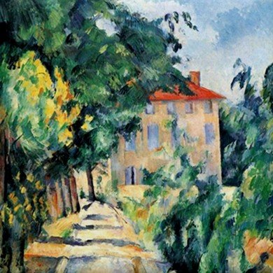 House With Red Roof By Paul Cezanne Tile Trivet Review