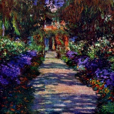 Garden At Giverny By Claude Monet Tile Trivet Review