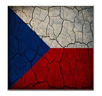 Czech Republic Flag Crackled Design Tile Trivet Review