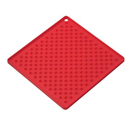 HIC Brands that Cook Essentials 7-Inch Silicone Trivet, Cherry Review