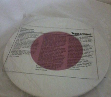 Vintage Tupperware Cool Spot Trivet in Red and White Review