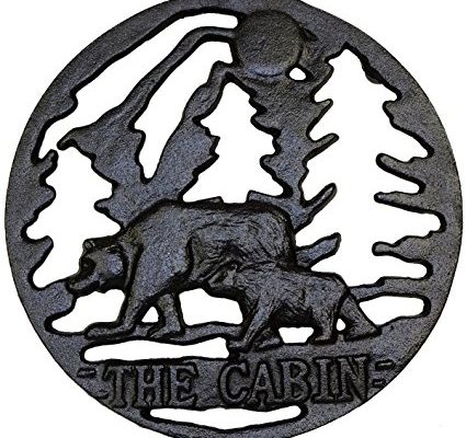 Rustic Cast Iron Bears Cabin Kitchen Trivet Review