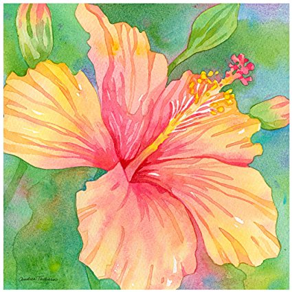 Thirstystone Occasions Trivet, Hibiscus Garden, Multicolor