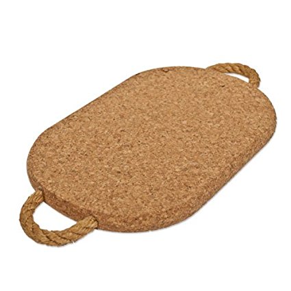 Cork Trivet with Rope: 300 X 200 X 20 MM Thick