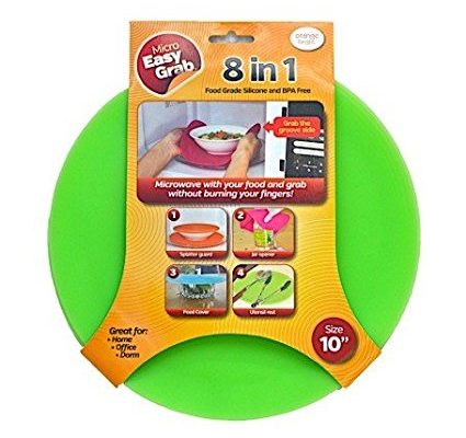 Micro Easy Grab As Seen on Shark Tank: Multi-Purpose Silicone Microwave Mat, BPA Free Kitchen Tool (LIME, 10″ SINGLE) Review