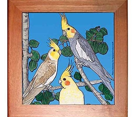 Cockatiel Trivet Hot Plate Wall Decor 8 x 8 Inch Review