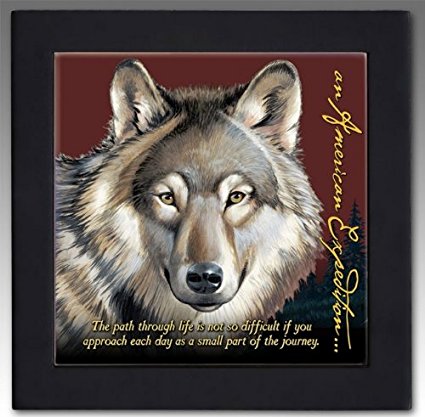 American Expedition TRVT-106 FRAMED TRIVET - GRAY WOLF