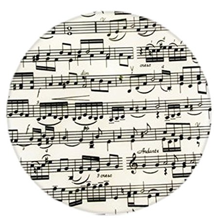 Andreas Silicone Trivet, Musical Notes, 10 Inch