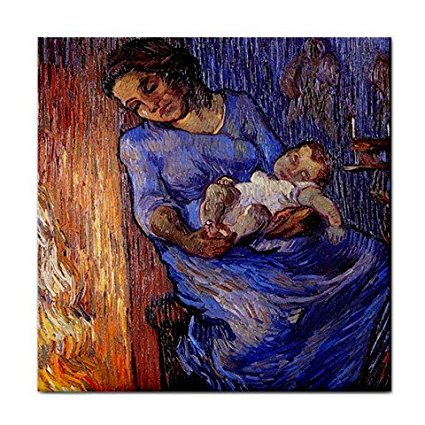 The Man is at Sea after Demont-Breton By Vincent Van Gogh Tile Trivet