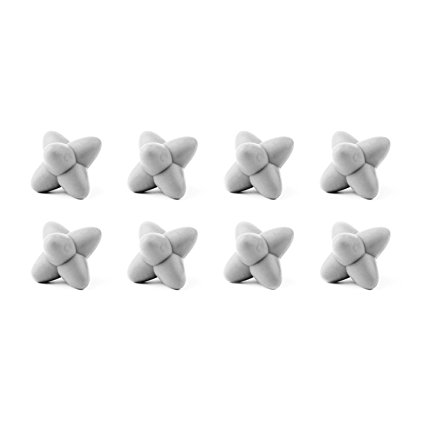 Tovolo Tumble Trivets, White - Set of 8