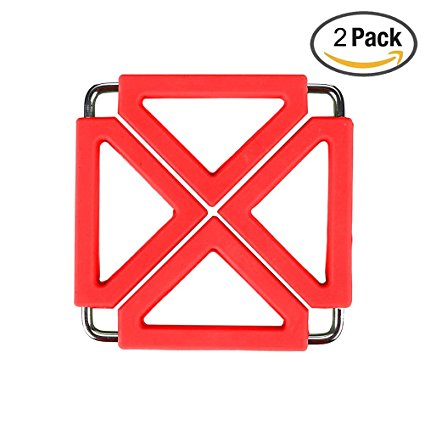 Adjustable Silicone Trivet For for Hot Dishes Kitchen Or Dining Table Pot Pads hot Pads kitchen Table trivet dish trivet placemats 2 pack