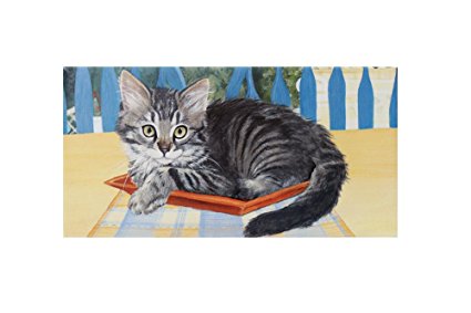 Ceramic Tile, Cat, Size 4