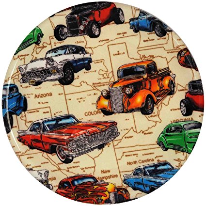 Andreas Silicone Trivet, Hot Rods, 10 Inch