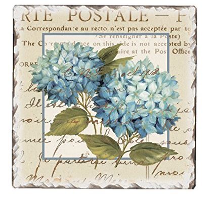 CounterArt Blue Hydrangeas Tumbled Tile Trivet, 6-Inch Review