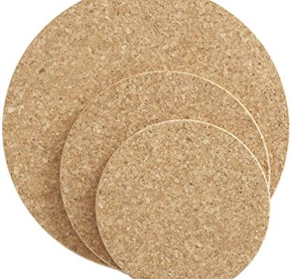 Jonas Cork Trivets Set of 3 Round – 5½”, 6½”, 9½” Review