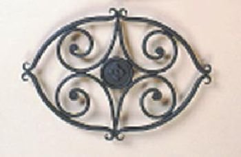 8 1/2” X 11 1/2” Wrought Iron Trivet Scroll Review