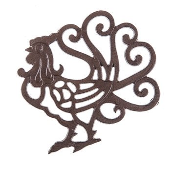 Aunt Chris’ Products – Heavy Cast Iron – Rooster Trivet with Elegant Scroll work – With A Vintage Design – Beautiful enough to leave out on your counter top and useful enough for daily use! Review