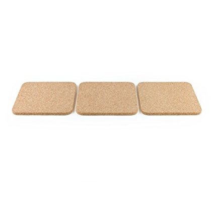 Square Cork Hot Pad 3-Pack – 8 inch square x 3/4 inch thick Review