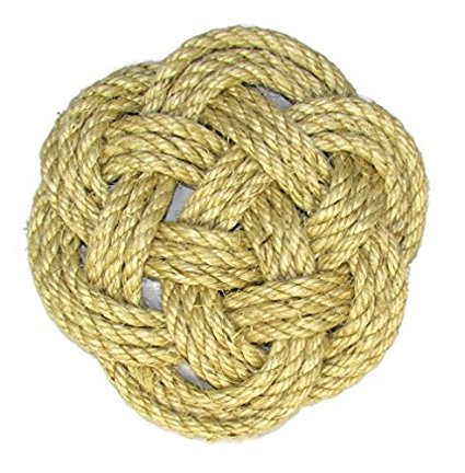 Nautical Jute Rope Knot Trivet by Latitude 38