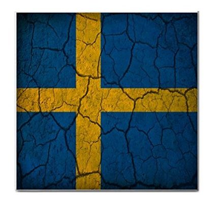 Sweden Flag Crackled Design Tile Trivet Review