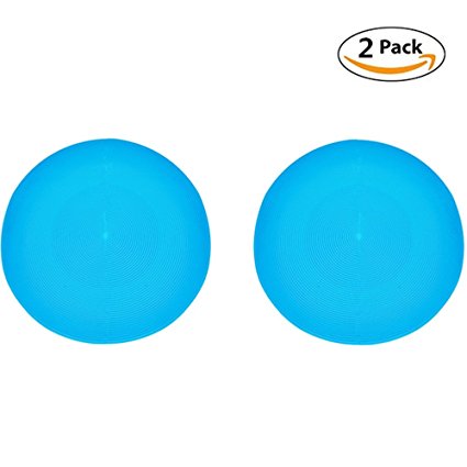 Silicone Trivet Mats - Multi-Function 8 In 1 Heat, Non-Slip, Food Insulation, Hot Pads, Pot Holders, Spoon Rest, Anti-Hot (Diameter: 10inch) (2pcs blue)