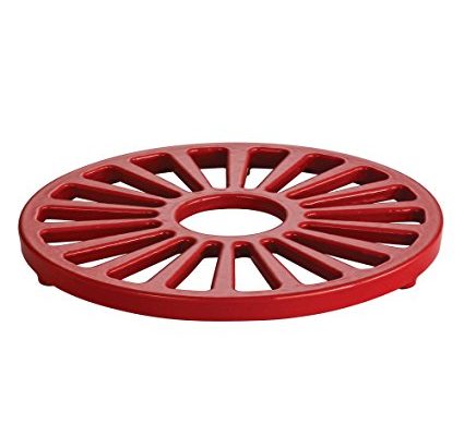 Tramontina Enameled Cast Iron Round Trivet, 7-Inch, Gradated Red Review