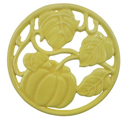 ROYAL KASITE Cast Iron Pumpkin Trivet，5.5-inch (Yellow) Review