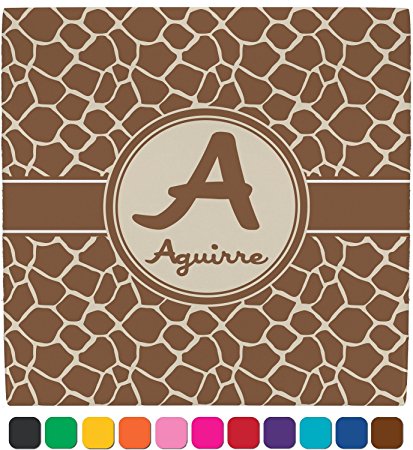 RNK Shops Giraffe Print Ceramic Tile Hot Pad (Personalized)