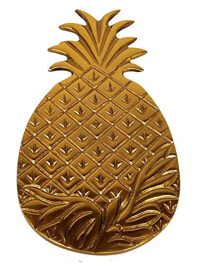 Tropical Kitchen Decor Pineapple Trivet (Gold)