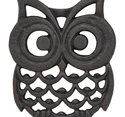 Cast Iron Owl Trivet. Makes a Perfect Owl Gift – by Home-X Review