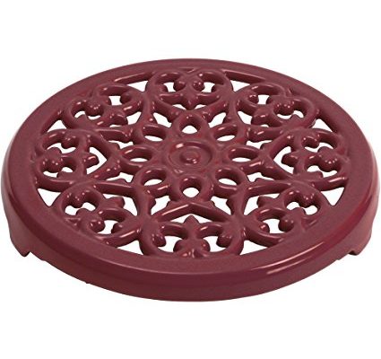 Staub 1601087 Round Lilly Trivet, Grenadine Review