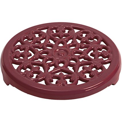 Staub 1601087 Round Lilly Trivet, Grenadine