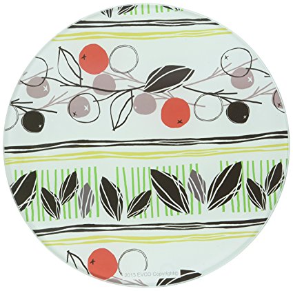 Creative Home Tempered Glass Round Trivet, 8